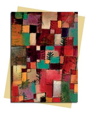 Paul Klee: Redgreen and Violet-Yellow Rythmns Greeting Card: Pack of 6