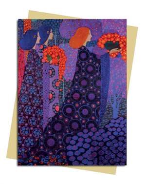 Vittorio Zecchin: Princesses from A Thousand and One Nights Greeting Card: Pack of 6 de Flame Tree Studio