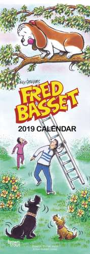 FRED BASSET 2019 SLIM CALENDAR de BROWNTROUT UK