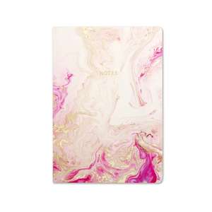 MARBELOUS A5 NOTEBOOK ROSE QUARTZ