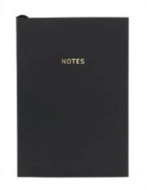 COLOURBLOCK A5 NOTEBOOK BLACK