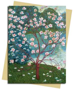 Magnolia (List) Greeting Card: Pack of 6