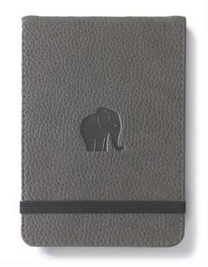 Dingbats A6+ Wildlife Grey Elephant Reporter Notebook - Line