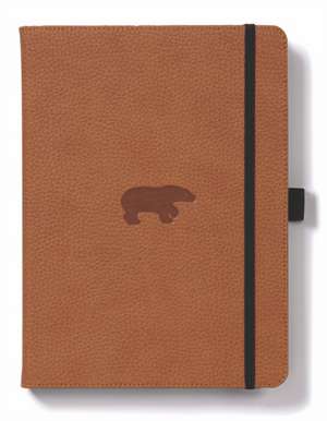 A5+ Brown Bear Dotted