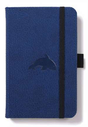 Dingbats A6 Pocket Wildlife Blue Whale Notebook - Dotted