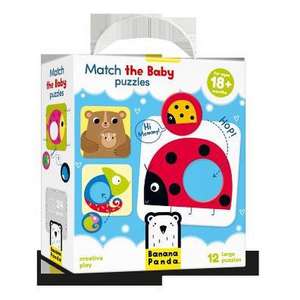 Match the Baby Age 18m+ Puzzle de Banana Panda