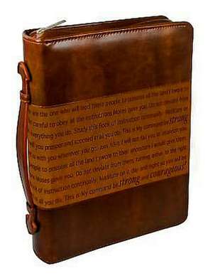 Brown Tt Luxleather Courageous Med: 31 Stainless Steel Travel Mug de Christian Art Gifts