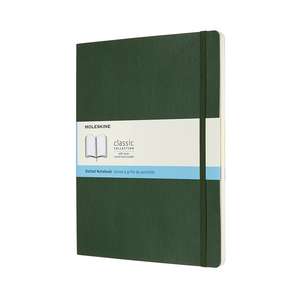 Moleskine Extra Large Dotted Softcover Notebook: Myrtle Green de Moleskine