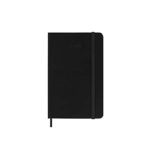 Moleskine 2025 12-Month Weekly Vertical Pocket Hardcover Notebook: Black de Moleskine