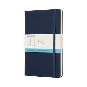 Moleskine Sapphire Blue Notebook Large Dotted Hard de Moleskine