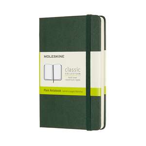 Moleskine Pocket Plain Hardcover Notebook: Myrtle Green de Moleskine