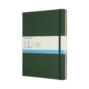 Moleskine Extra Large Dotted Hardcover Notebook: Myrtle Green de Moleskine