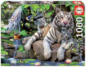 Educa Puzzle. Bengal White Tigers 1000 Teile