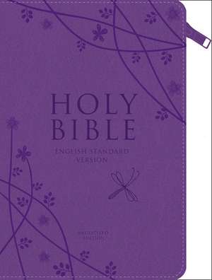 Holy Bible: English Standard Version (ESV) Anglicised Purple Compact Gift edition with zip de Collins Anglicised ESV Bibles