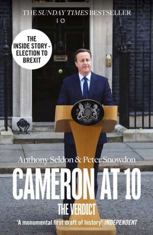 Cameron at 10 de Anthony Seldon