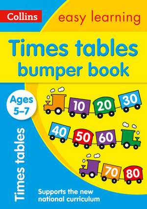 Collins Easy Learning Ks1 - Times Tables Bumper Book Ages 5-7: Handwriting Bumper Book Ages 5-7 de Collins Easy Learning