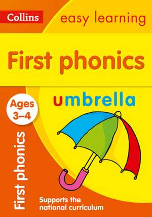 EASY LEARN 1ST PHON AGE 3-4 de Collins Easy Learning