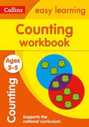 Collins Easy Learning Preschool - Counting Workbook Ages 3-5: New Edition de Easy Learning Collins