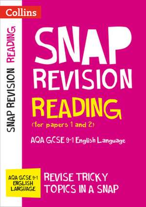 AQA GCSE 9-1 English Language Reading (Papers 1 & 2) Revision Guide de Collins Gcse