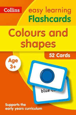 Collins Easy Learning Preschool - Colours and Shapes Flashcards de Collins Easy Learning