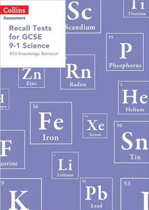 Recall Tests for GCSE 9-1 Science de Emily Quinn