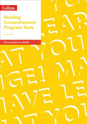 Collins Tests & Assessment - Year 2/P3 Reading Comprehension Progress Tests de Collins Uk