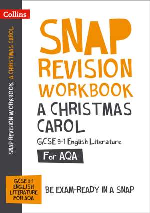 A Christmas Carol: AQA GCSE 9-1 English Literature Workbook de Collins Gcse