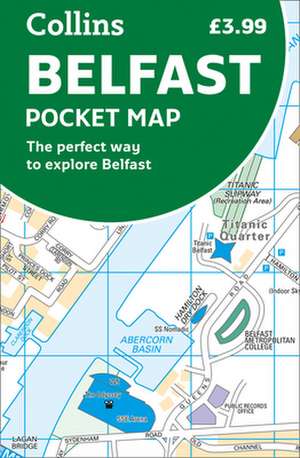 Belfast Pocket Map de Collins Maps