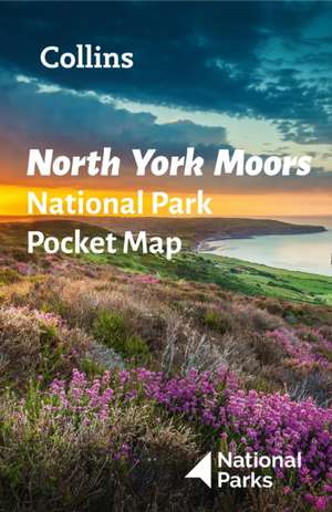 North York Moors National Park Pocket Map de Collins Maps