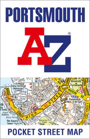 Portsmouth A-Z Pocket Street Map de A-Z Maps