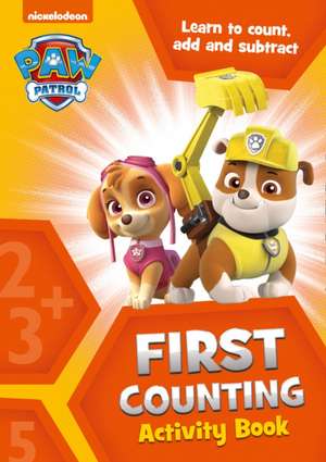 Paw Patrol First Counting Activity Book de Collins Preschool