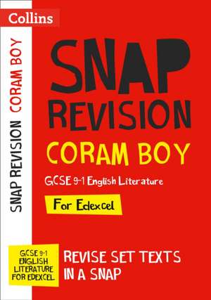 Coram Boy Edexcel GCSE 9-1 English Literature Text Guide de Collins Gcse