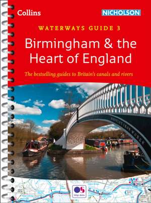 Birmingham and the Heart of England (3) de Nicholson Waterways Guides