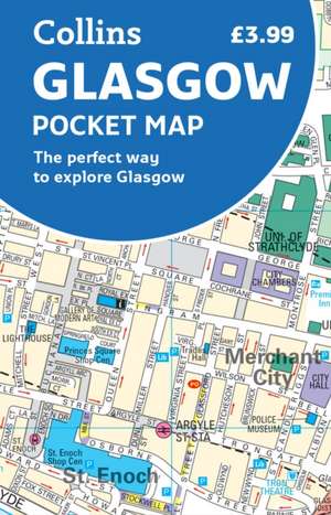 Glasgow Pocket Map de Collins Maps