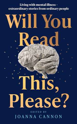 Will You Read This, Please? de Joanna Cannon