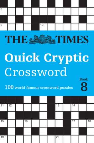 TIMES QUICK CRYPTIC XWORD 8 PB de The Times Mind Games