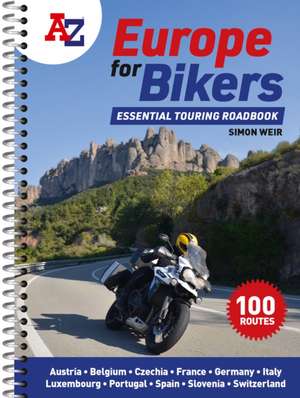 A-Z Europe for Bikers de Simon Weir