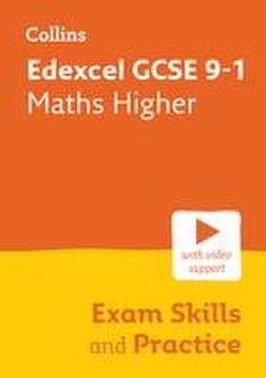 Collins GCSE Science 9-1 -- Edexcel GCSE 9-1 Maths Higher Exam Skills Workbook de Collins Gcse