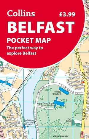 BELFAST POCKET MAP MFO de Collins Maps