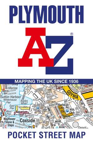 Plymouth A-Z Pocket Street Map de A-Z Maps