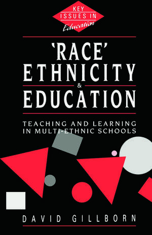 Race, Ethnicity and Education: Teaching and Learning in Multi-Ethnic Schools de David Gillborn