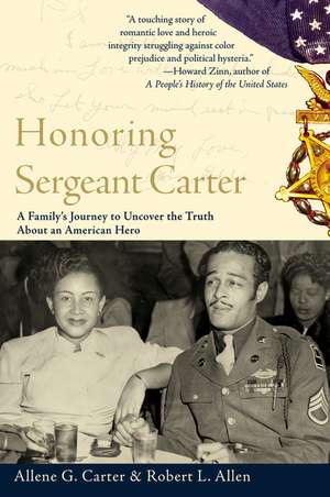 Honoring Sergeant Carter: A Family's Journey to Uncover the Truth About an American Hero de Allene Carter