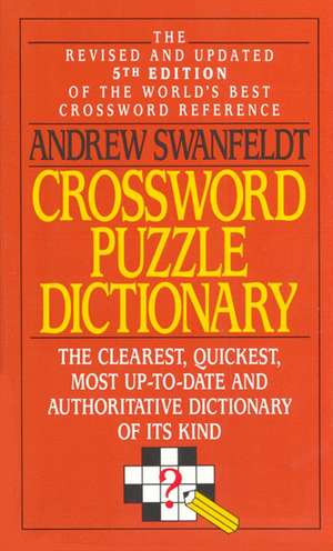 Crossword Puzzle Dictionary de Andrew Swanfeldt