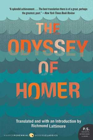 The Odyssey of Homer de Richmond Lattimore