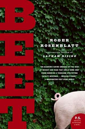 Beet: A Novel de Roger Rosenblatt