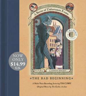 Series of Unfortunate Events #1 Multi-Voice CD, A:The Bad Beginning CD Low Price de Lemony Snicket