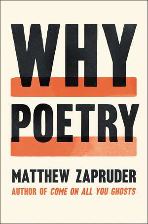 Why Poetry de Matthew Zapruder