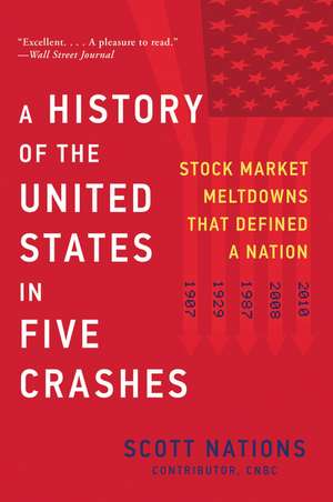 A History of the United States in Five Crashes: Stock Market Meltdowns That Defined a Nation de Scott Nations