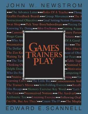 Games Trainers Play de Edward Scannell