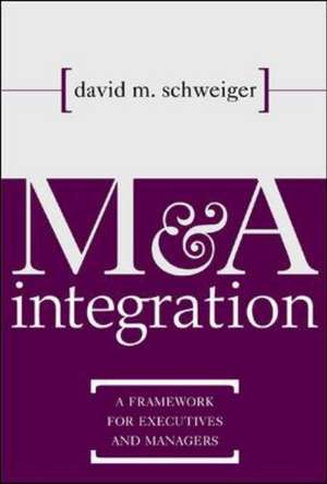 M&A Integration de David Schweiger